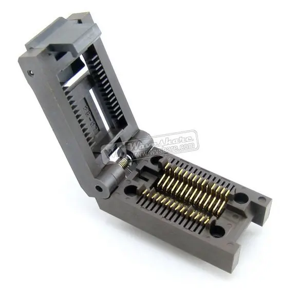 FP-28-1.27-07 SOP28 SO28 SOIC28 Enplas IC Test Burn-In Socket Programming Adapter 7.9mm Width 1.27mm Pitch