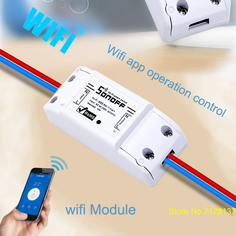 Wifi релейный модуль AC 90 в 250 220 В беспроводной светильник таймер для автоматизации