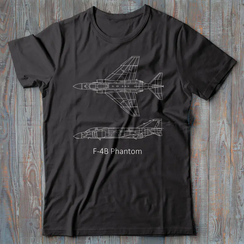 

Military T-shirt F-4 Phantom US Airforce - Vietnam WAR, F-22, F-35, F-16