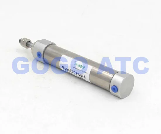 Высокое качество нержавеющей цилиндр воздуха диаметр 12 мм ход 75 мм CDJ2B12-75-B цилиндр двойного действия части для небольшой разливочной машины