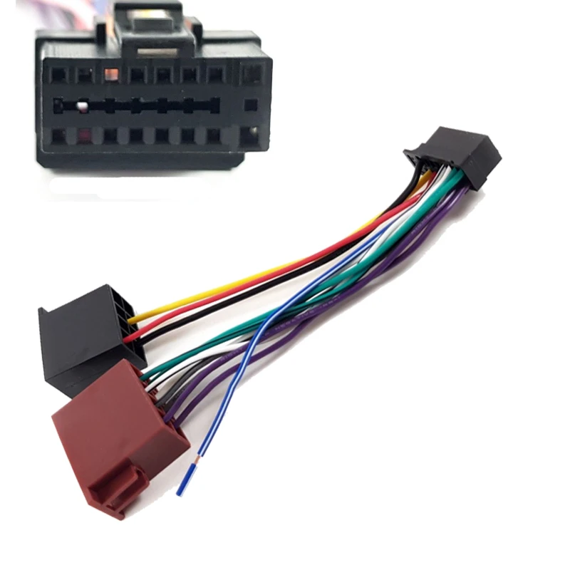 New 16 Pin AUTO STEREO WIRE HARNESS PLUG for ALPINE CDE-W235BT Player