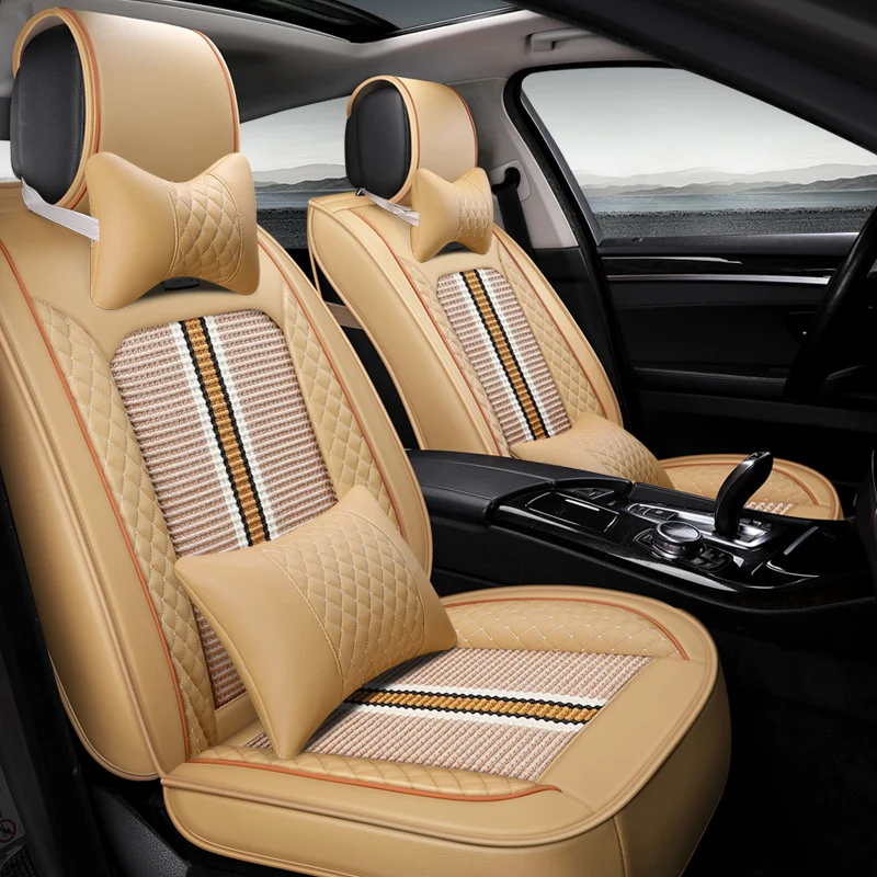 Высокое качество! Полный набор сиденье автомобиля чехлы для Audi Q5 2017-2009 прочные модные удобные Чехлы для Q5 2016, Бесплатная доставка