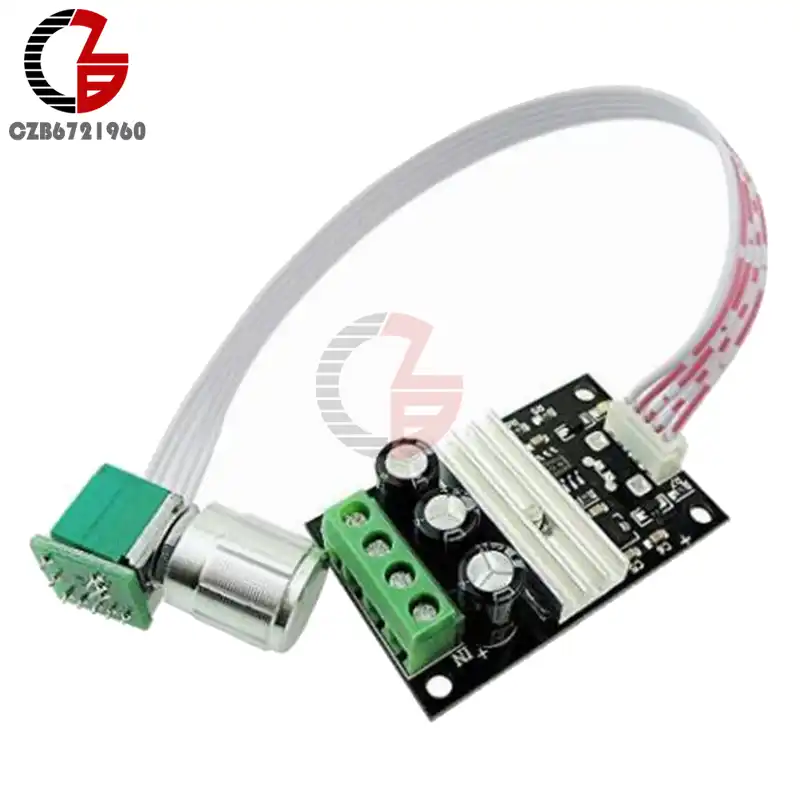 80W 10A 12V Reversible Adjustable DC Motor Speed Controller High Torque