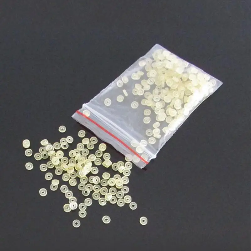 

Hot Sale 1000Pcs Micro Pellet Bait Bands Match Fishing Terminal Tackle Pale Yellow Red Bait Rubber