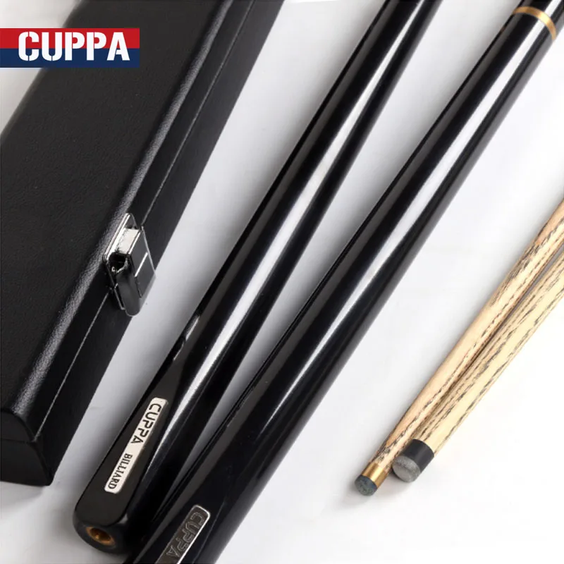 CUPPA Snooker Cue Stick 11.5mm 9.8mm Tip with 3/4 Snooker Cues Case Set