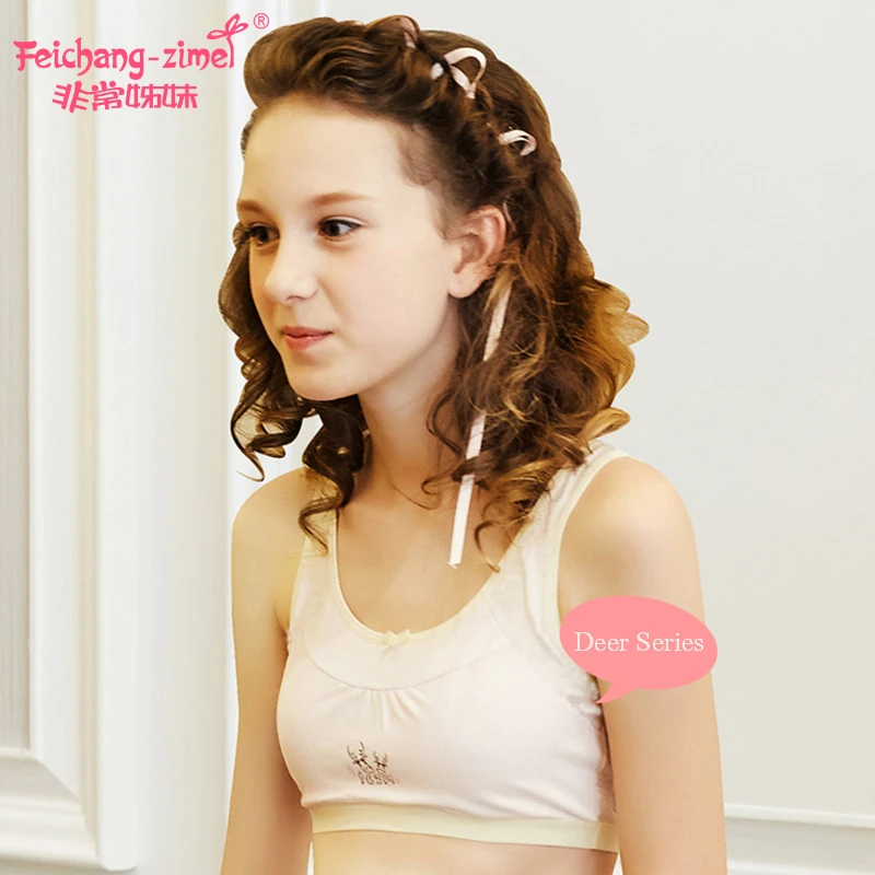 Free Shipping 2017 Feichangzimei Teenage Girl Underwear Training Bras
