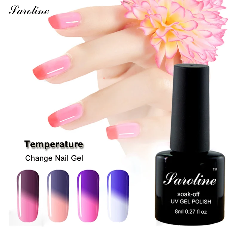 

Chameleon Gradient Nail Gel Varnisr 8ml Lucky Gel Polish Semi-permanent Removable 29colors Choose Temperature Change Nail Colo