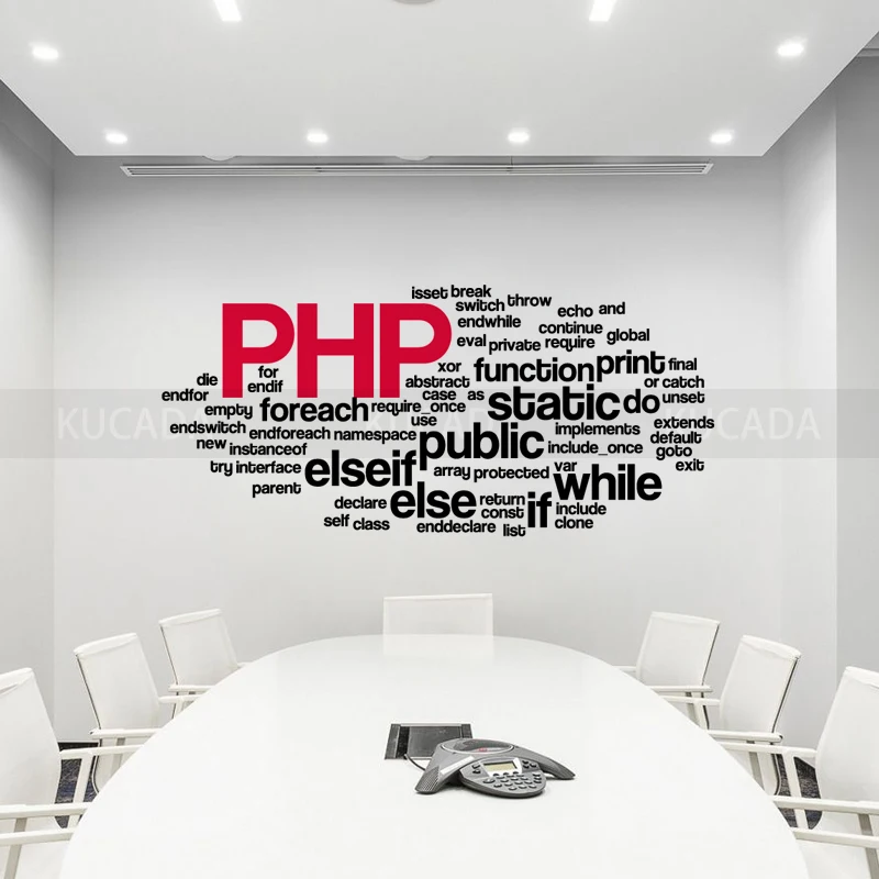 Vinyl Wall Stickers Computer Programming Language Sticker Technology
