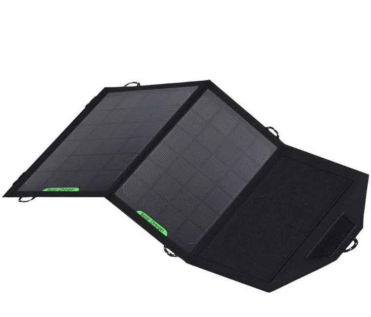  8W 5V 1.5A Outdoor folding Solar Panel USB Output Portable Foldable Power Bank waterproof travel So