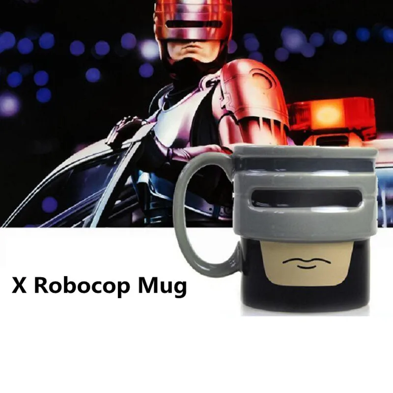 Творческий Robocup Классическая X Robocop кружки керамические мультфильм Robocop кофе молоко кружка керамическая кружка для завтрака чай чашки необычный подарок