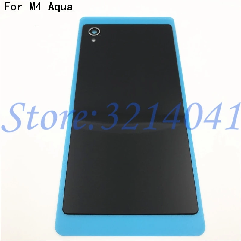 Задняя крышка батарейного отсека для Sony Xperia M4 Aqua E2303 E2333 E2353 стеклянная задняя с NFC |