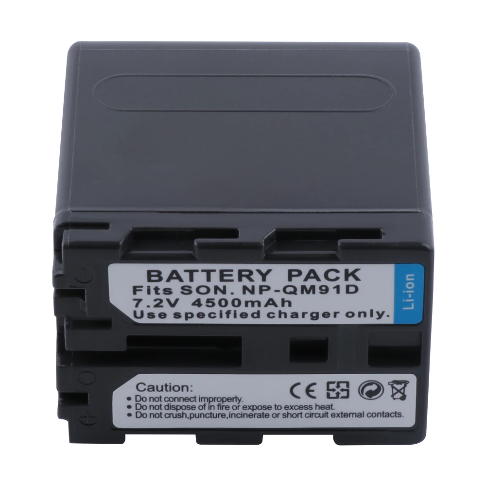 

4500mah 100% brand new Replacement Camera Battery For Sony NP-QM71 NP-QM91D UX1E PC330E A1C NP-QM50 NP-QM51 DCR-TV480 CCD-TR748E