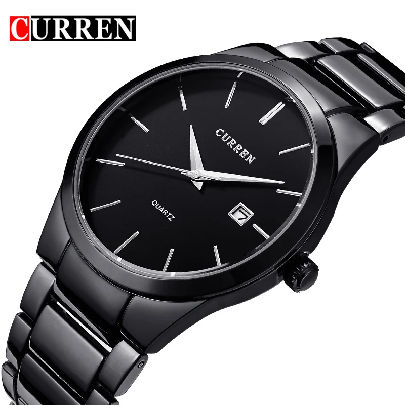 2017 New Curren quartz men clock casual full steel luxury male wrist watch Men Business Relojes hombre military wristwatches brand new curren brand design man male business sport clock casual steel military classic outdoor wrist quartz luxury gift watch
