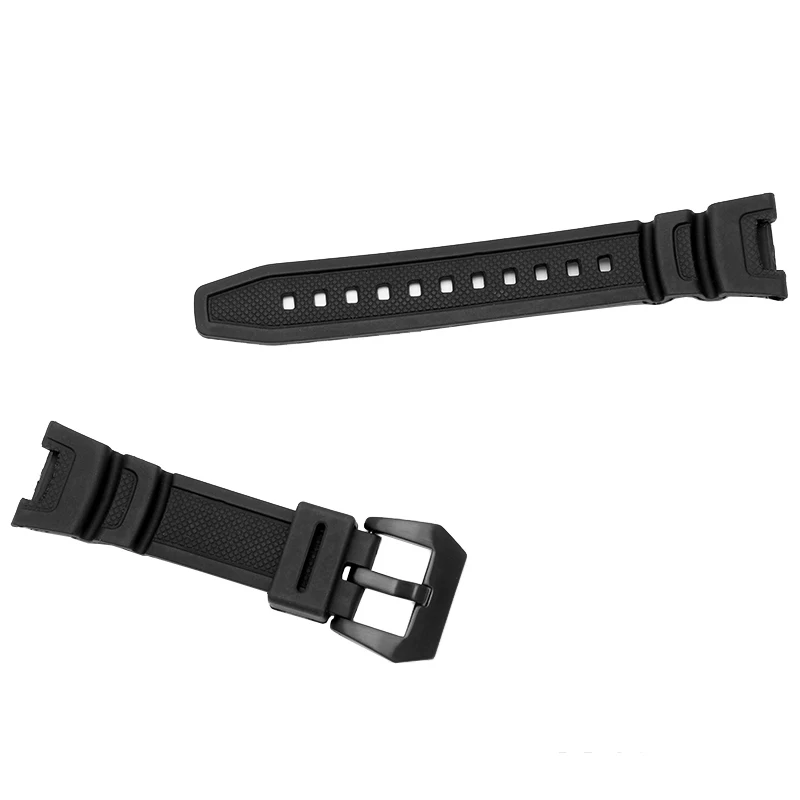Черный силиконовый резиновый водонепроницаемый ремешок для Casio sgw-100 Ремешки для наручных часов умные часы аксессуары браслет