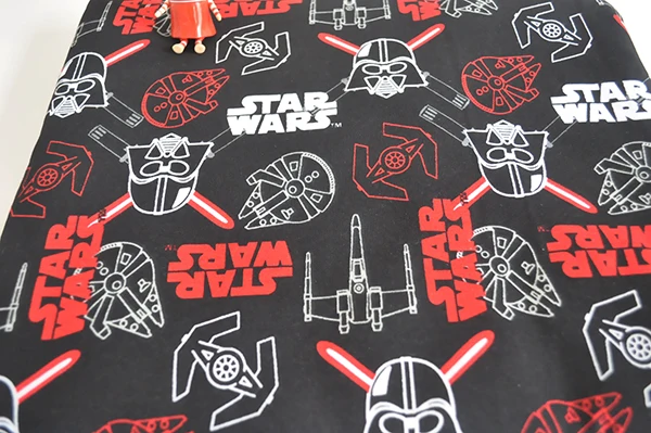 

Cartoon Star Wars Darth Vader bb-8 Knitted Cotton Fabric Patchwork Sewing Baby Clothes Pajamas Handmade DIY Textile Gift