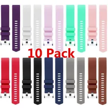 10 шт. в упаковке) мягкий силиконовый ремень для Smart Charge 2 Смарт-браслет с пульсометром браслет носимый ремень для Charge 2