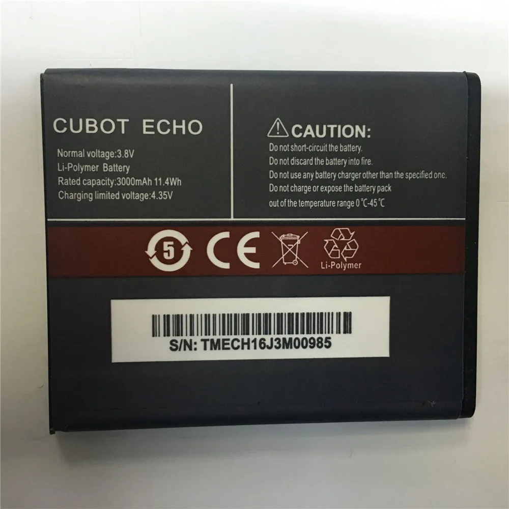 100% New Original CUBOT ECHO Battery 3000mAh Replacement backup battery For Cell Phone In Stock | Мобильные телефоны и