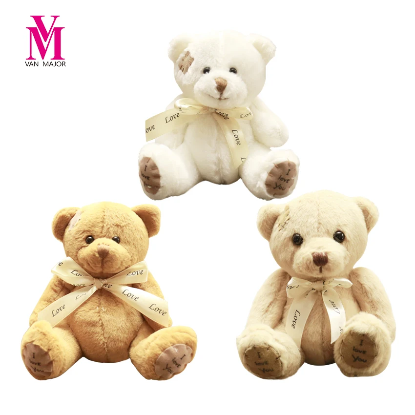 Vanmajor 1pc 20cm Patch Bear Dolls Teddy Bear Plush font b Toy b font Bear Wedding