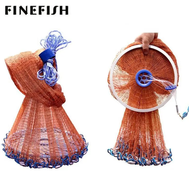 Кастинговая сеть Finefish американская прочная мультифиламентная леска