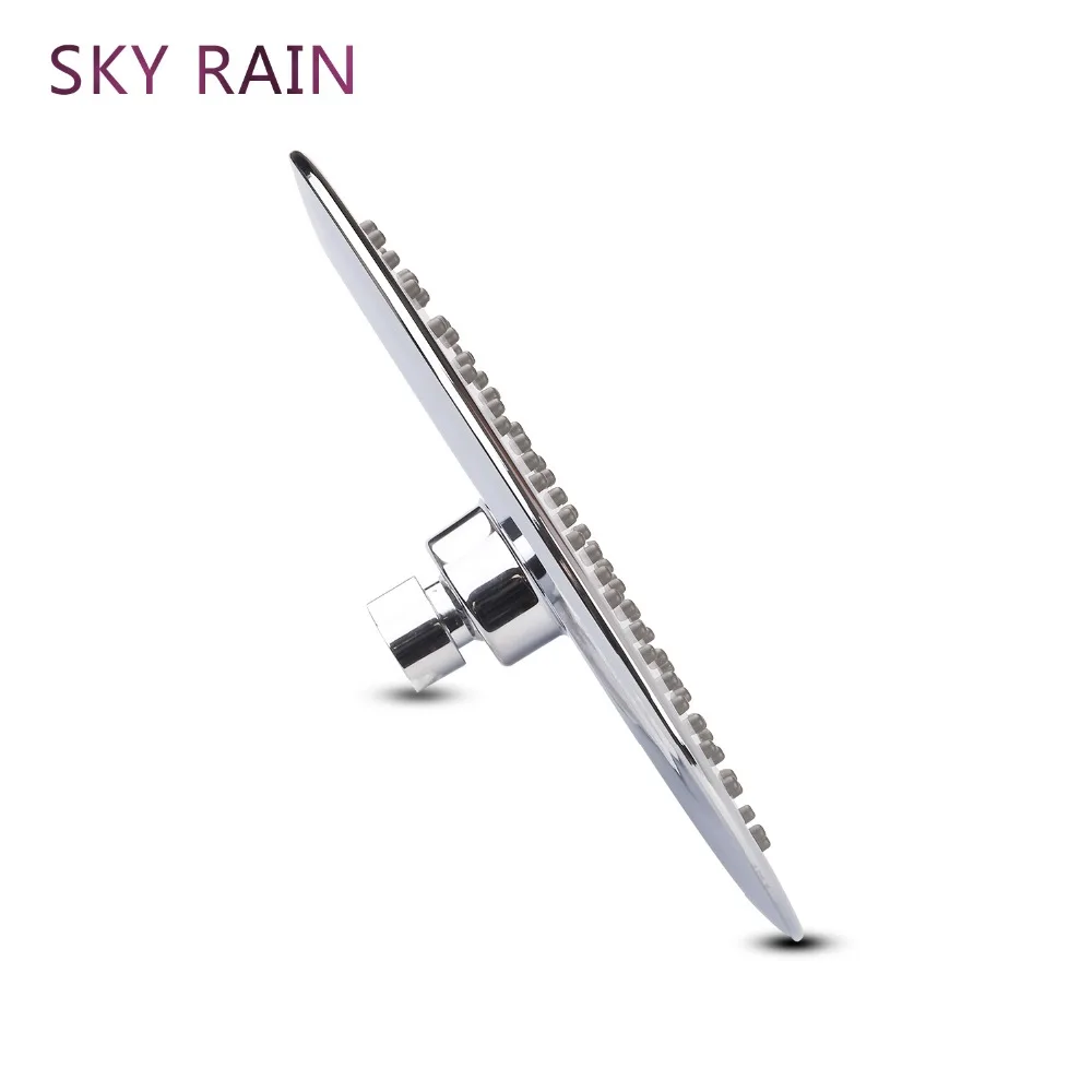 SKY RAIN ванная комната Регулируемая 9 дюймовая ABS пластиковая полированная готовая настенная дождевая круглая душевая головка