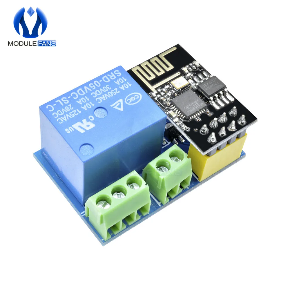 ESP8266 5V 1 Channel 1CH Relay ESP-01/01S WIFI Module for Arduino R3 Mega2560 Nano Raspberry Pi Smart Home Wireless | Электронные
