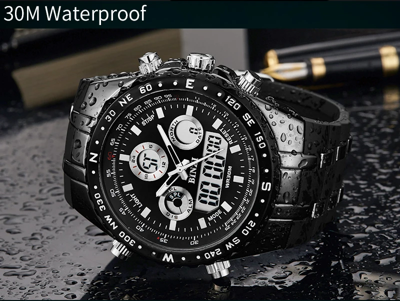 Мужские часы SPOTALEN, брендовые Роскошные спортивные часы, мужские наручные часы, военные цифровые светодиодный часы, кварцевые наручные часы, мужские часы