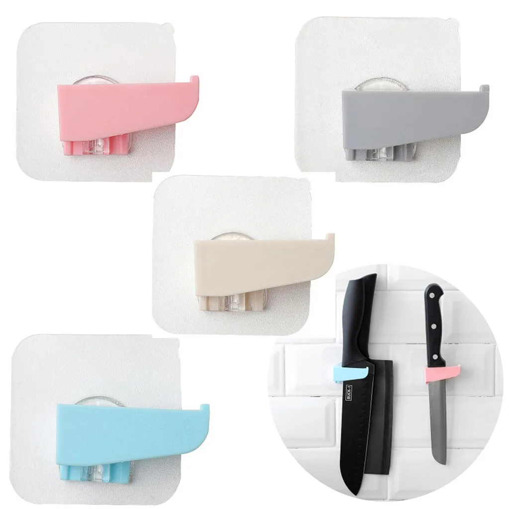 

Multi-use Adhesive Sticky Type Sundries Storage Rack Cupboard Kitchen Hanging Hook Shelf Dish Hanger Kitchen Organizer Holder