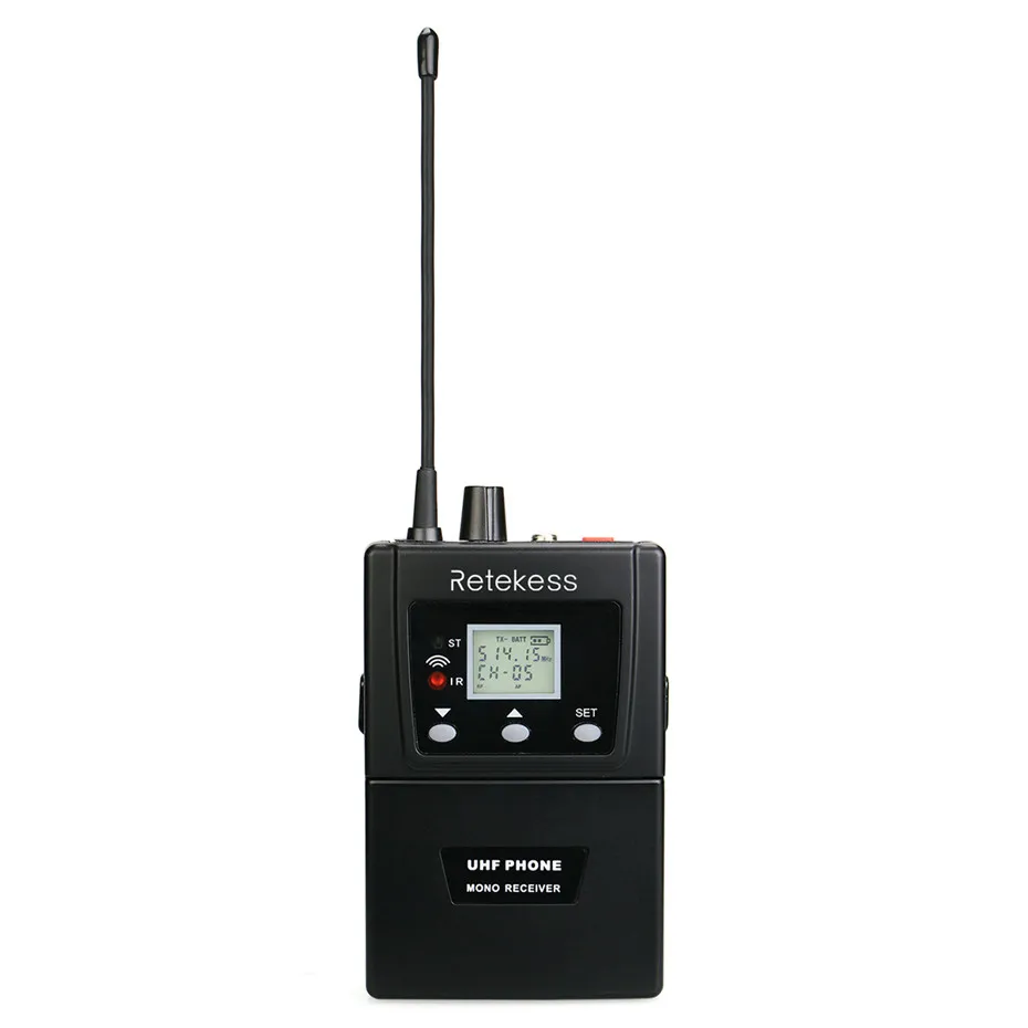 Retekess Беспроводная Конференц-система RF синхронный интерпретация ручной микрофон аудио передатчик для деловых встреч