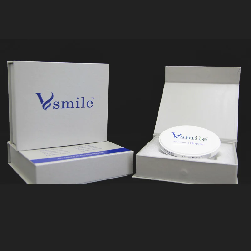 Vsmile one piece 98 мм стоматологические блоки из циркония UT для антилора в высокой эстетике, ультра прозрачность циркония для передней