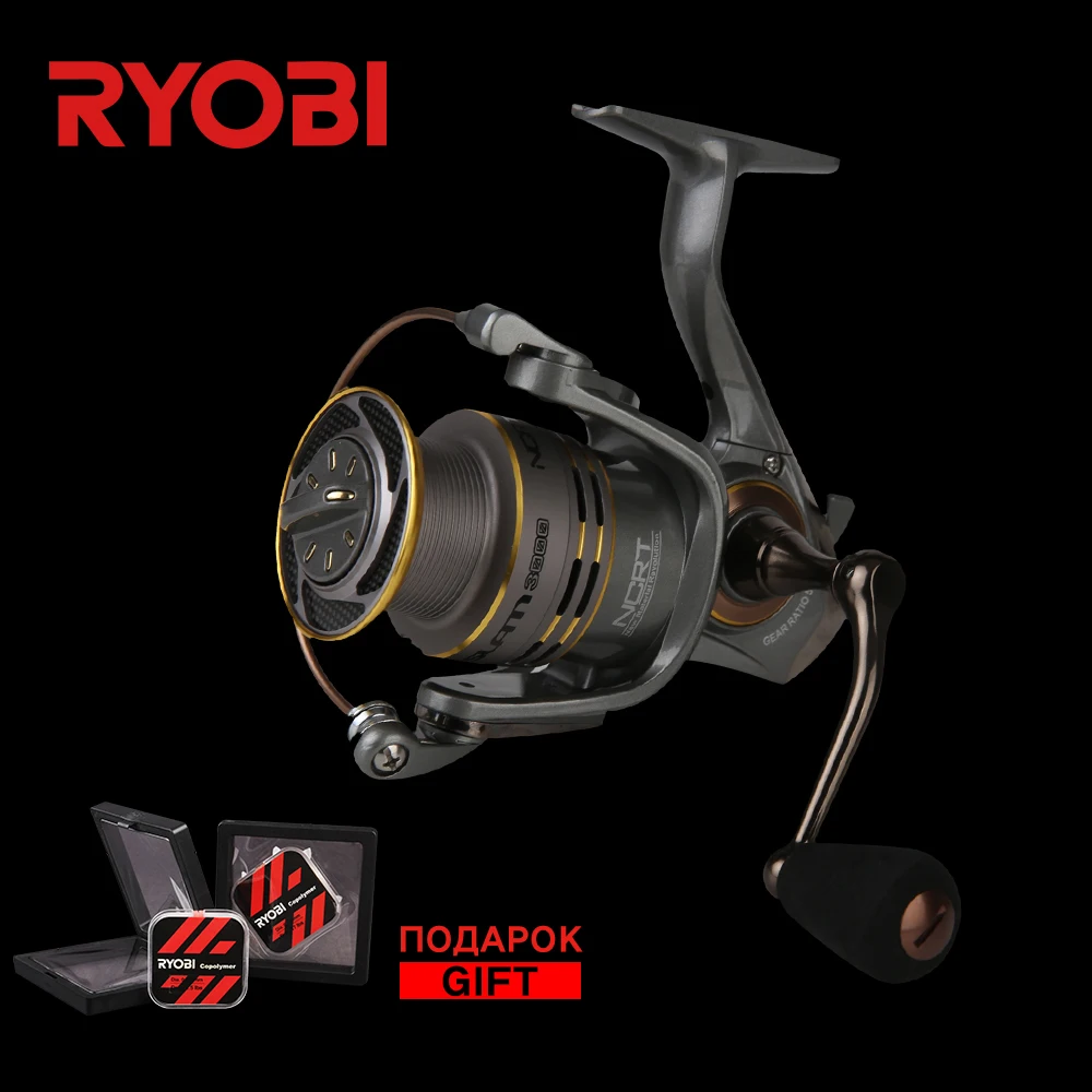 

RYOBI SLAM 1000/2000/3000/4000 Carbon Lightweight Wheel Freshwater Stronger Smooth Cast Titanium Concept Carp Spinning Reels