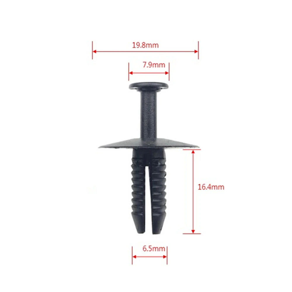 HARBLL 30PCS Car Plastic Rivets Fender Bumper Mounting Rivet Body Trim