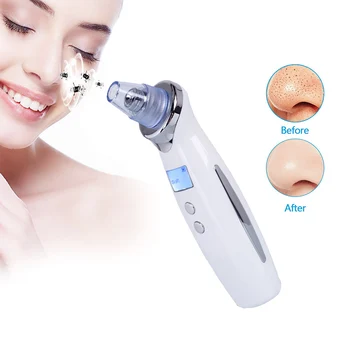 

Blackhead Remover Vacuum Pore Cleaner 2018 USB Rechargeable Acne Comedone Extractor Cleanser Skin Peeling Diamond