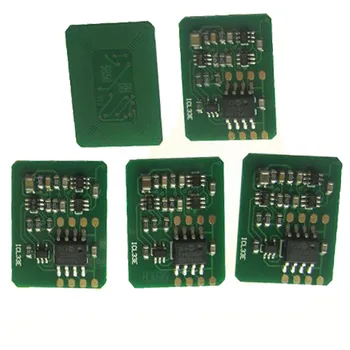

(20 pieces/lot) Excellent product 4 color Toner Cartridge Chip For OKIs C5550 C6100 C6150 suitable for America