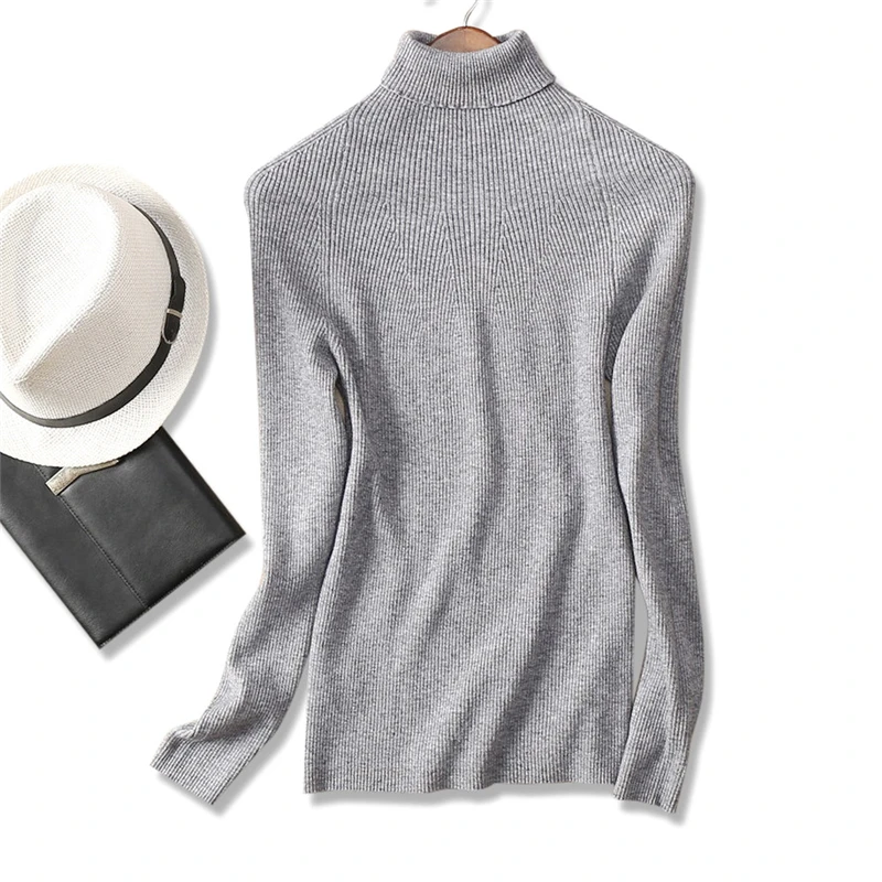 specials cashmere wool cotton blend women's basic pullover sweater high-collar beige white 6colors one&ampover size | Женская одежда