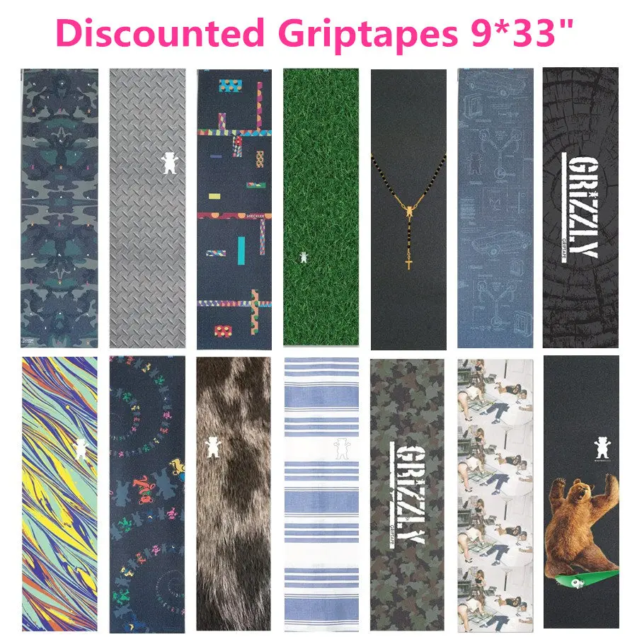 

Special Offer Cheap Skateboard Grip Tape 9x33" Quality Silicon Carbide Skate Griptapes Scooter Sandpaper