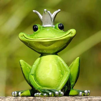 

5D DIY Diamond Painting Full Drill Round White Cartoon The Frog Prince Pattern Diamond Embroidery Mosaic Cross Stitch Stickers