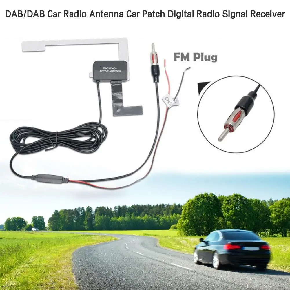 DAB/DAB+ Автомобильная Радио Антенна Dab Автомобильная радио антенна патч цифровая радио антенна автомобиль