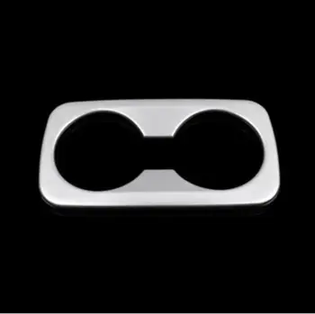 

BBQ@FUKA FIT FOR 2015-2017 HYUNDAI TUCSON CHROME REAR CUP HOLDER CHROME TRIM COVER PANEL FRAME