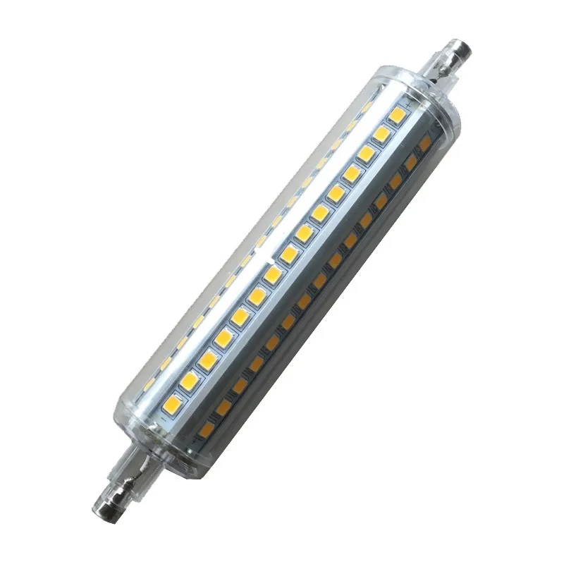 Led r7s j135mm 90smd 2835 LED 360 градусов ra80 25 мм Диаметр AC85-265V Светодиодный прожектор лампы кукурузы