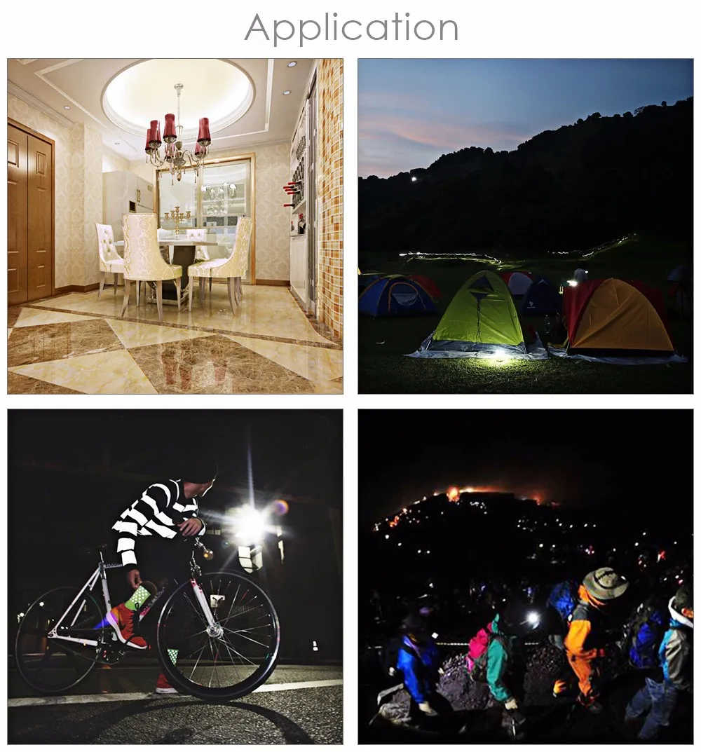 7-LED Stretchy Camping Lantern Torch Flashlight Lamp Emergency Tool