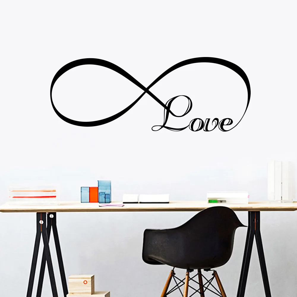 Romantic Love Wall Sticker For Living Room Bedroom Decal