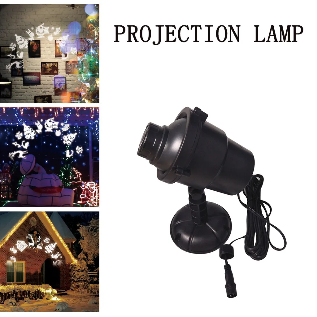 

3D Projection Lamp Christmas Day Projection Lamp With Remote Control YMP