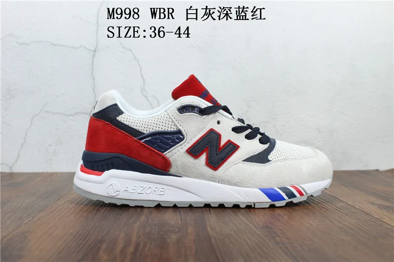 New Balance 998, Ретро Аутентичные мужские/wo мужские кроссовки для бега, дышащие, Nb998, уличная спортивная обувь, кроссовки, европейские размеры 36-44