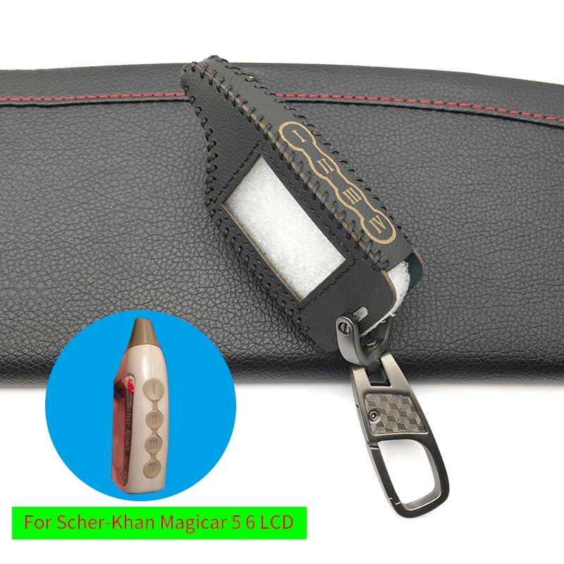 

For M5 Scher-Khan Key cases M5 5 key chain LCD two-way car alarm system new remote control / fm transmitter car keys accessories