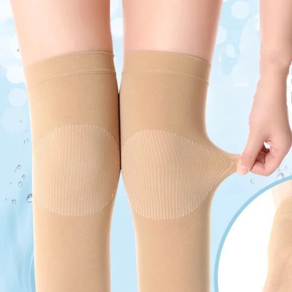 Фитнес Бег Велоспорт колена Поддержка подтяжки эластичного нейлона Спорт сжатия наколенники рукавом для Для женщин нога Warmmer