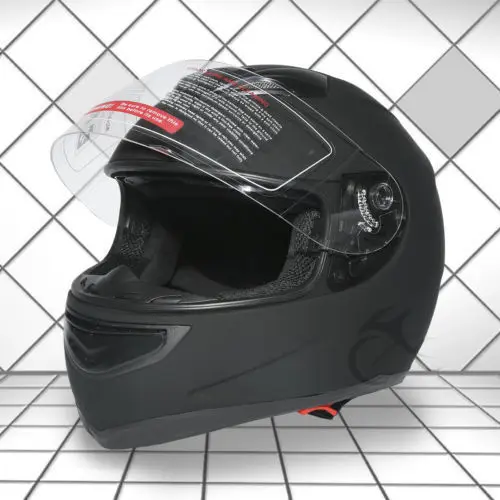 black street bike helmet