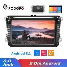 Seat Skoda Vw Android 8.1 pantalla 2 Din coche reproductor de vídeo Multimedia GPS Carplay