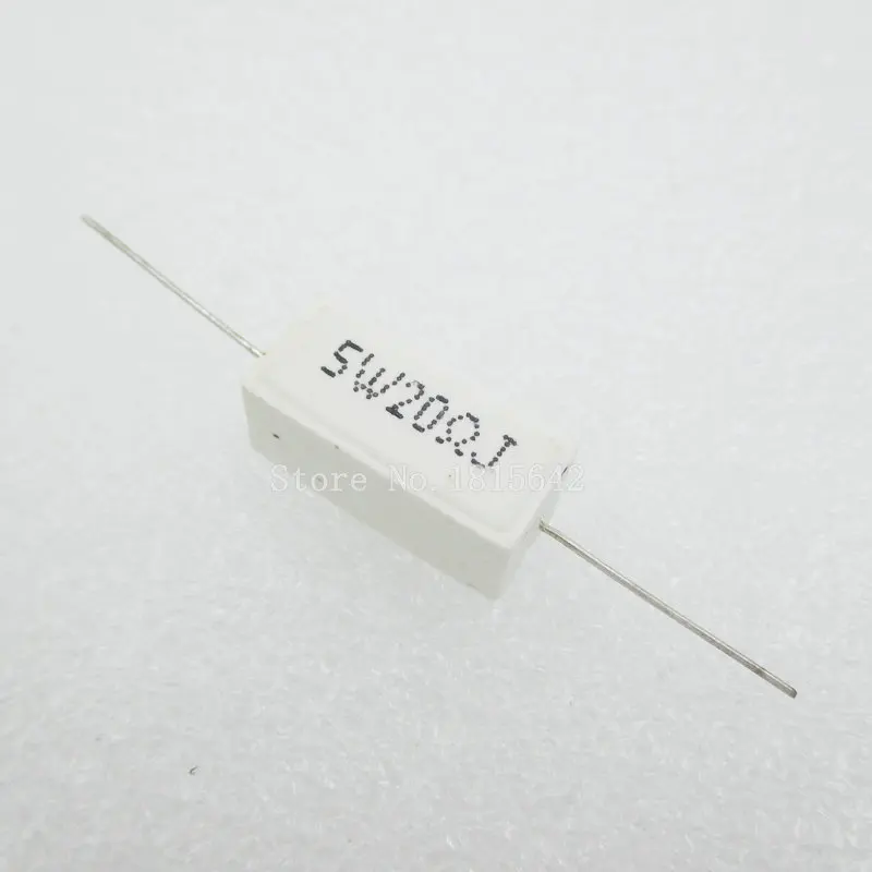 LOT of 2 CERAMIC RESISTORS 5W two 1 K