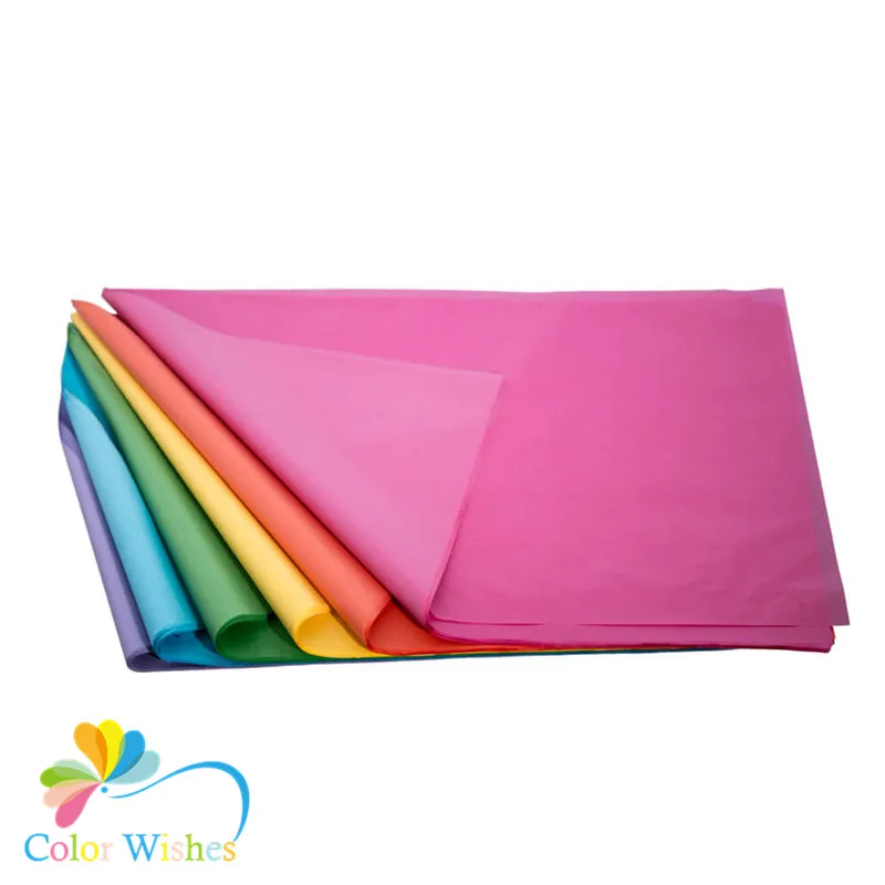 

20sheets/pack 50*75cm Decorative Wrapping Tissue Paper for Wedding DIY Craft Activity Gift Packaging Supplies