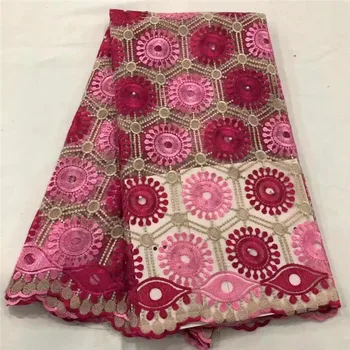 

Cheap Price 2019 New African French Net Lace Materials With Stones And Beads Nigerian Lace Fabrics 5 Yards Per Lot Free Shipping